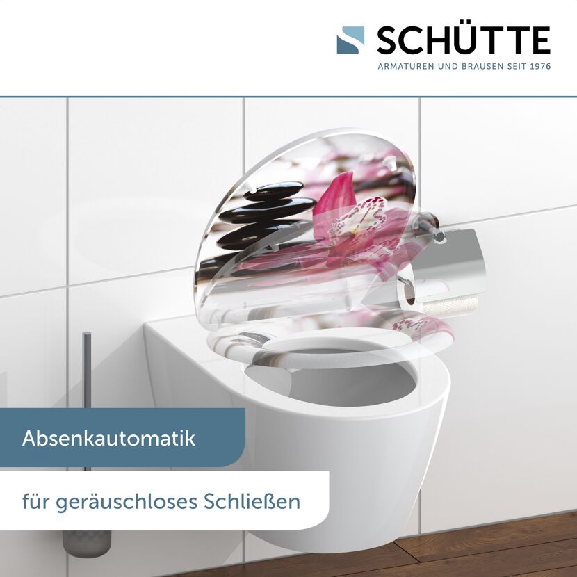 WC-Sitz 'Wellyness' mit Absenkautomatik Duroplast