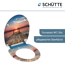 WC-Sitz 'Sunset Sky' mit Absenkautomatik Duroplast