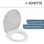 WC-Sitz 'SLIM WHITE' mit Absenkautomatik