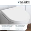 Weißer WC-Sitz der Marke SCHÜTTE