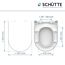 WC-Sitz, weiß, mit Maßen
