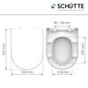 WC-Sitz mit Absenkautomatik weiß Duroplast