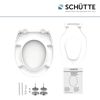 WC-Sitz 'FAMILY WHITE' mit Absenkautomatik weiß Duroplast
