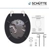 WC-Sitz 'Grey Steel' Holzkern