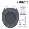 WC-Sitz mit Absenkautomatik anthrazit Holzkern