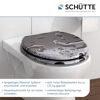 WC-Sitz 'Grey Steel' mit Absenkautomatik Holzkern