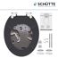 WC-Sitz 'Grey Steel' mit Absenkautomatik Holzkern