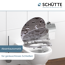 WC-Sitz 'Grey Steel' mit Absenkautomatik Holzkern