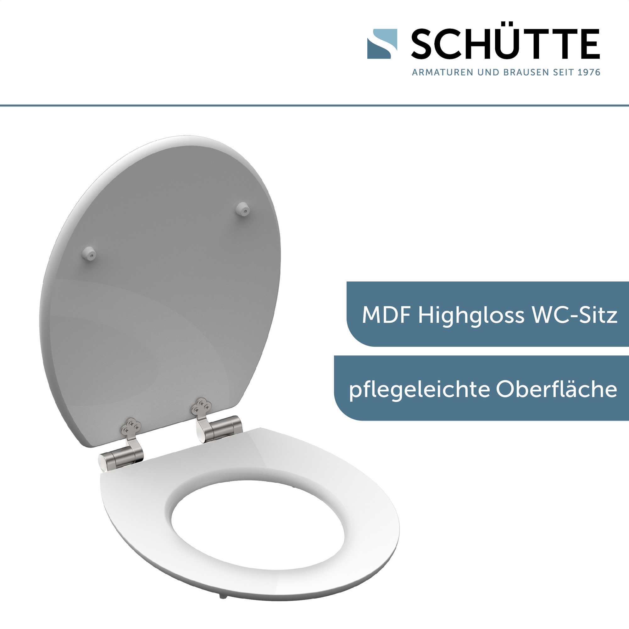 WC-Sitz 'OASIS' mit Absenkautomatik Holzkern