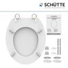 WC-Sitz weiß Holzkern