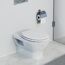 WC-Sitz weiß Holzkern