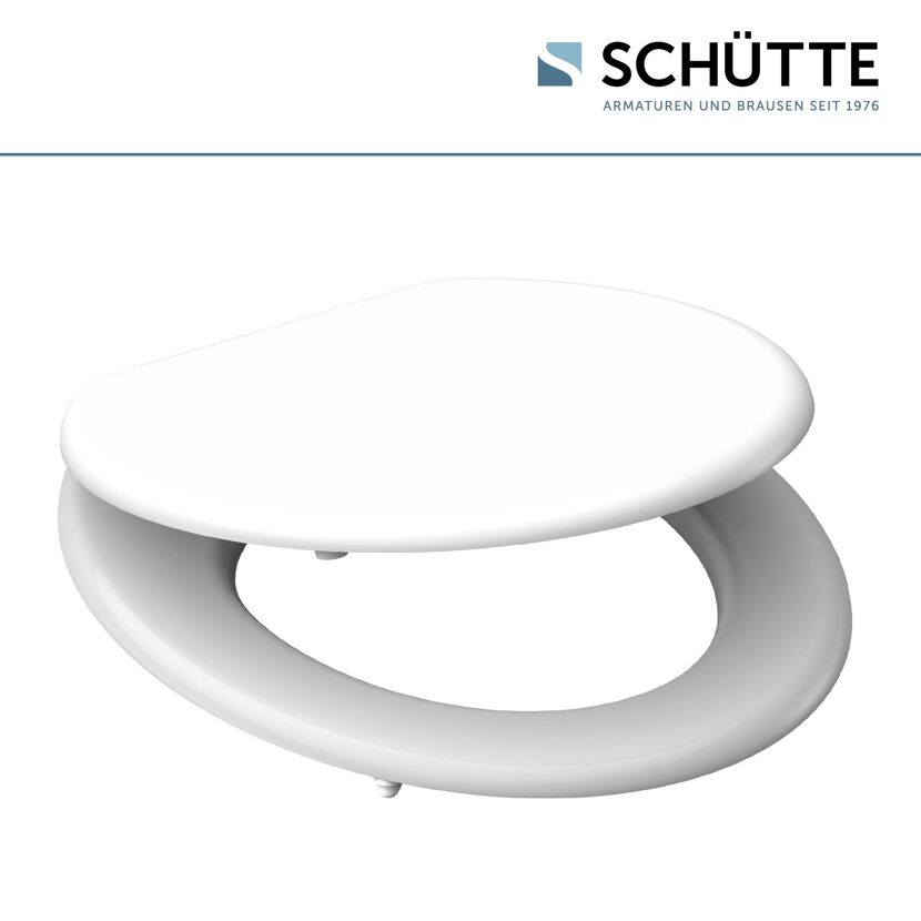 WC-Sitz weiß Holzkern