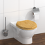 WC-Sitz 'Bambus' braun