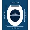 WC-Sitz mit Absenkautomatik weiß Duroplast
