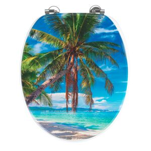 WC-Sitz 'Allstar Paradise' mehrfarbig MDF
