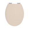 WC-Sitz 'Topeka' mit Absenkautomatik beige Holzkern