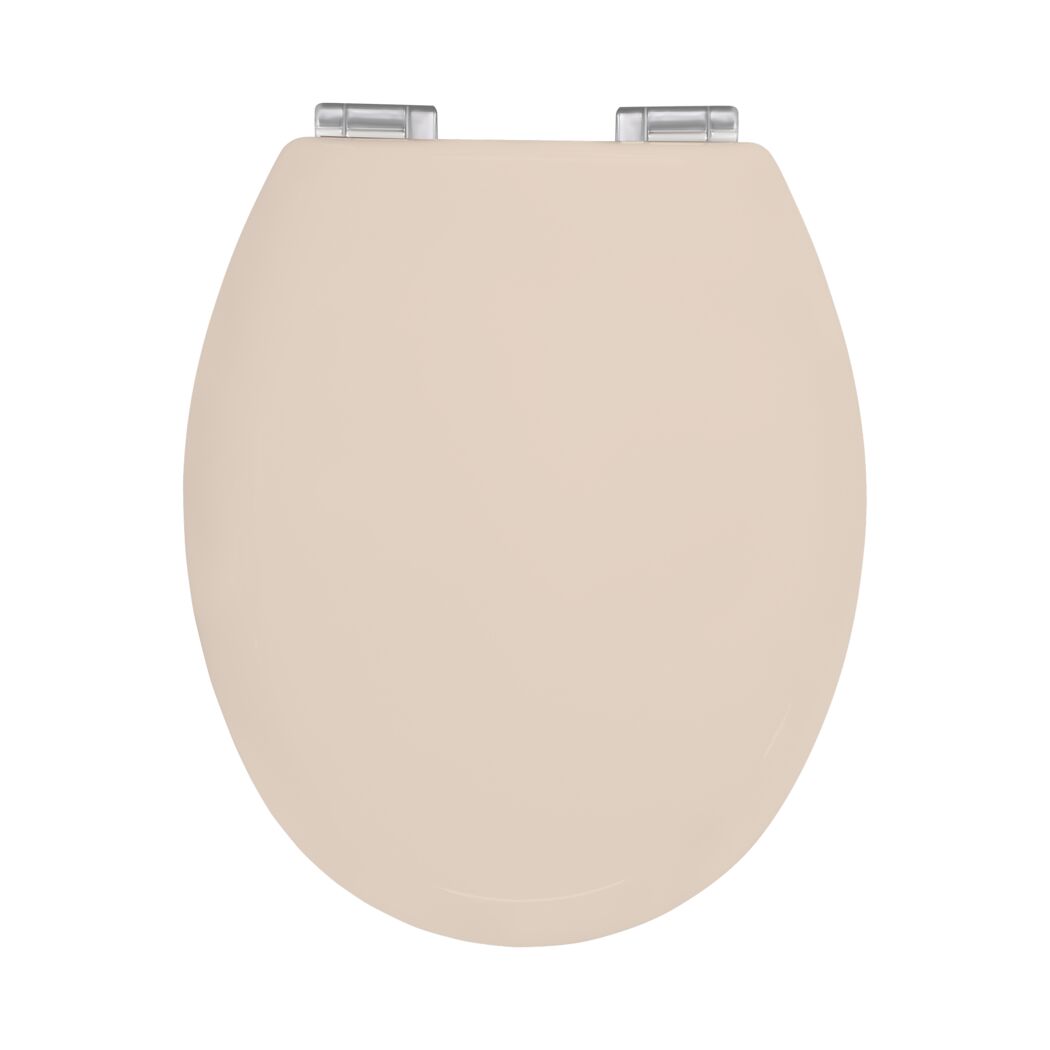 WC-Sitz 'Topeka' mit Absenkautomatik beige Holzkern