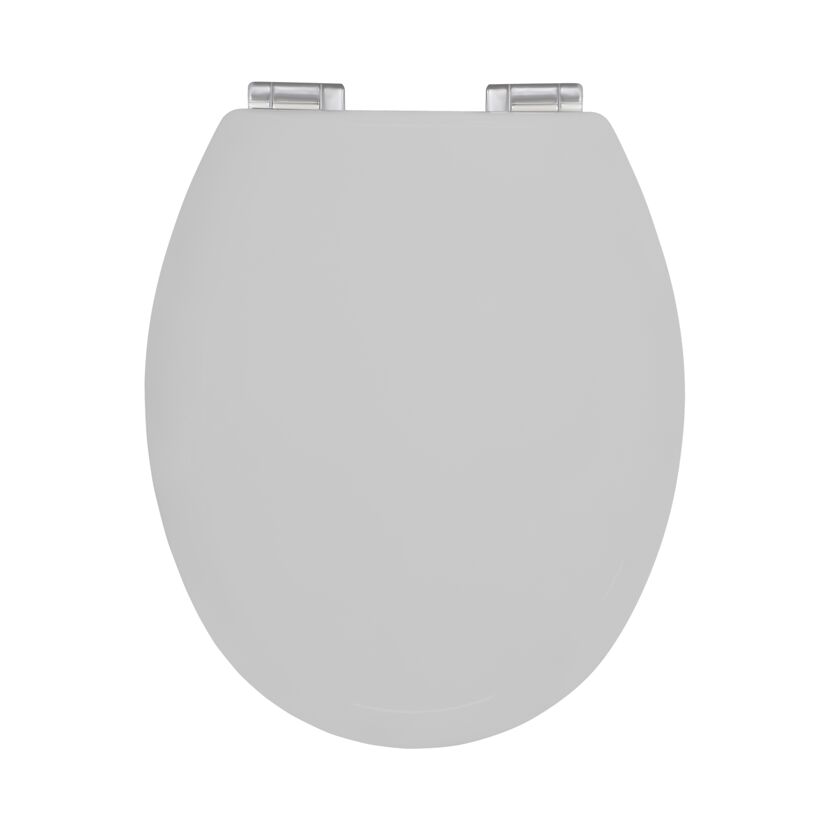 Grauer WC-Sitz