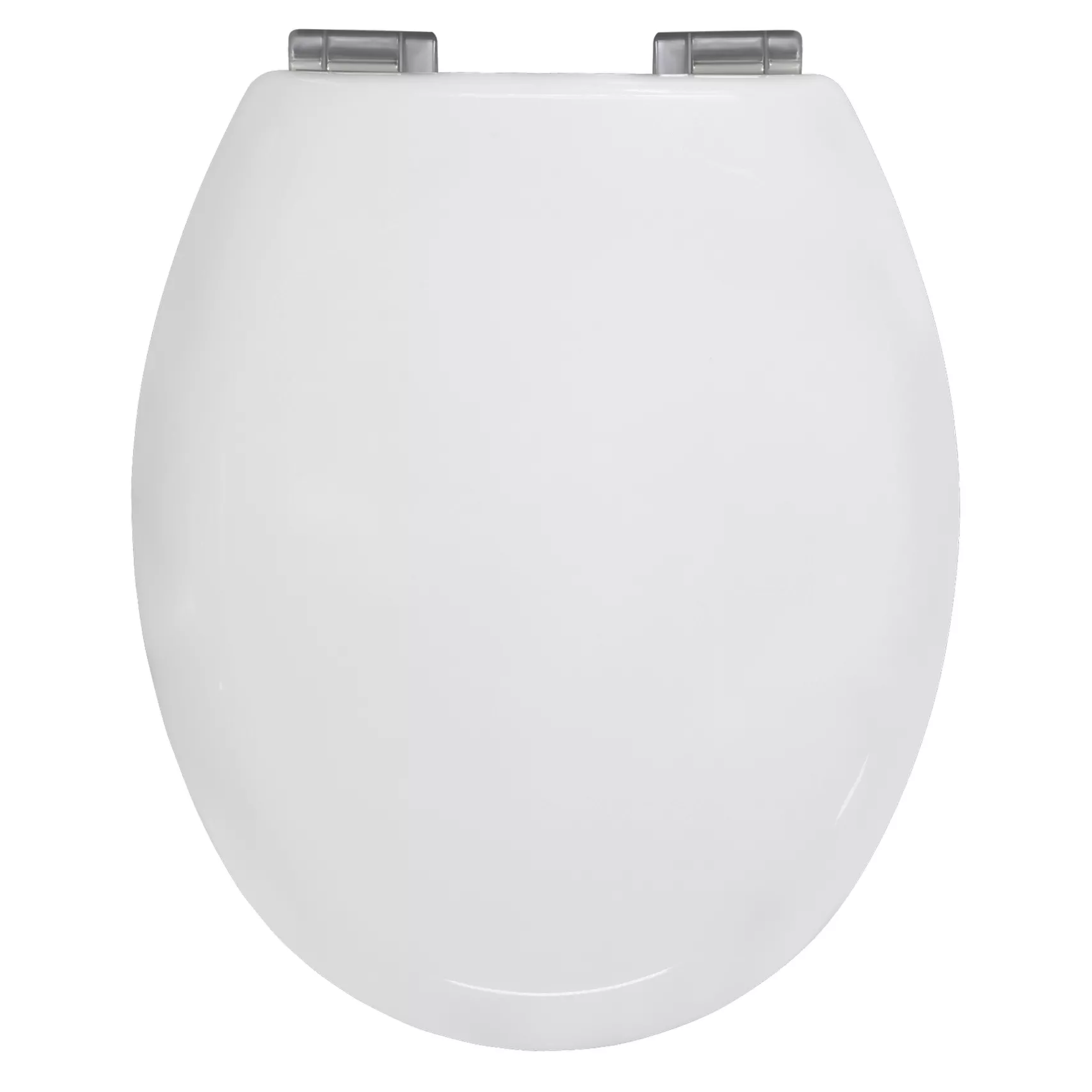 WC-Sitz 'White' mit Absenkautomatik weiß Holzkern