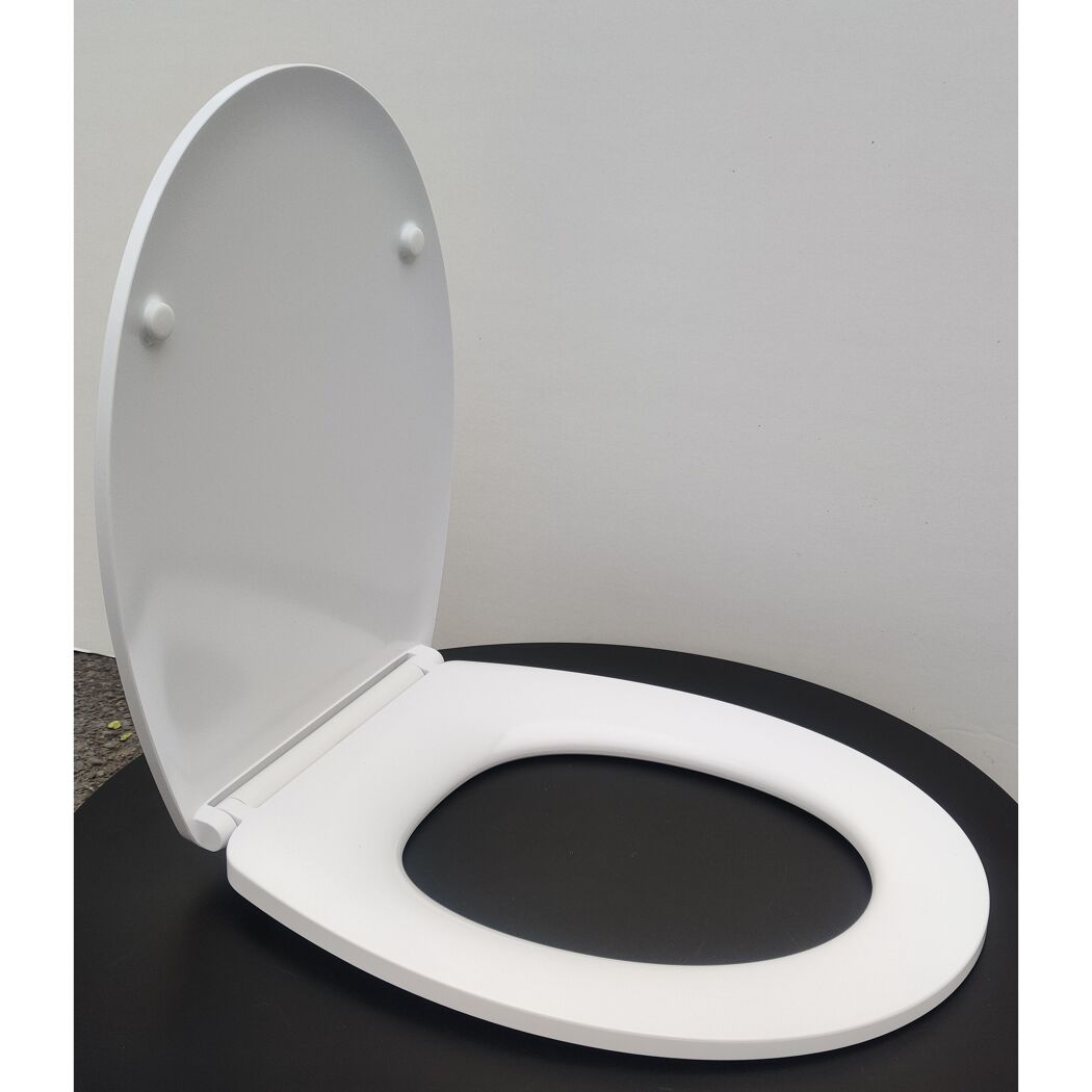 WC-Sitz 'Hanna' mit Absenkautomatik weiß Duroplast