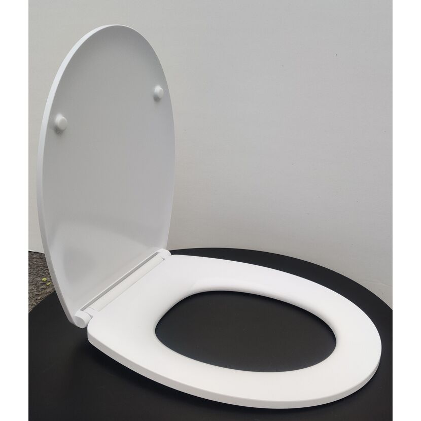 WC-Sitz 'Hanna' mit Absenkautomatik weiß Duroplast