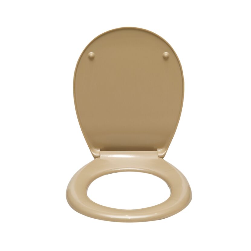 WC-Sitz 'Sanicomfort' mit Absenkautomatik beige Duroplast