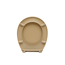 WC-Sitz 'Sanicomfort' mit Absenkautomatik beige Duroplast
