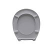 WC-Sitz 'Sanicomfort' mit Absenkautomatik grau Duroplast