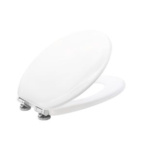 WC-Sitz 'Brooklyn' mit Absenkautomatik weiß Holzkern