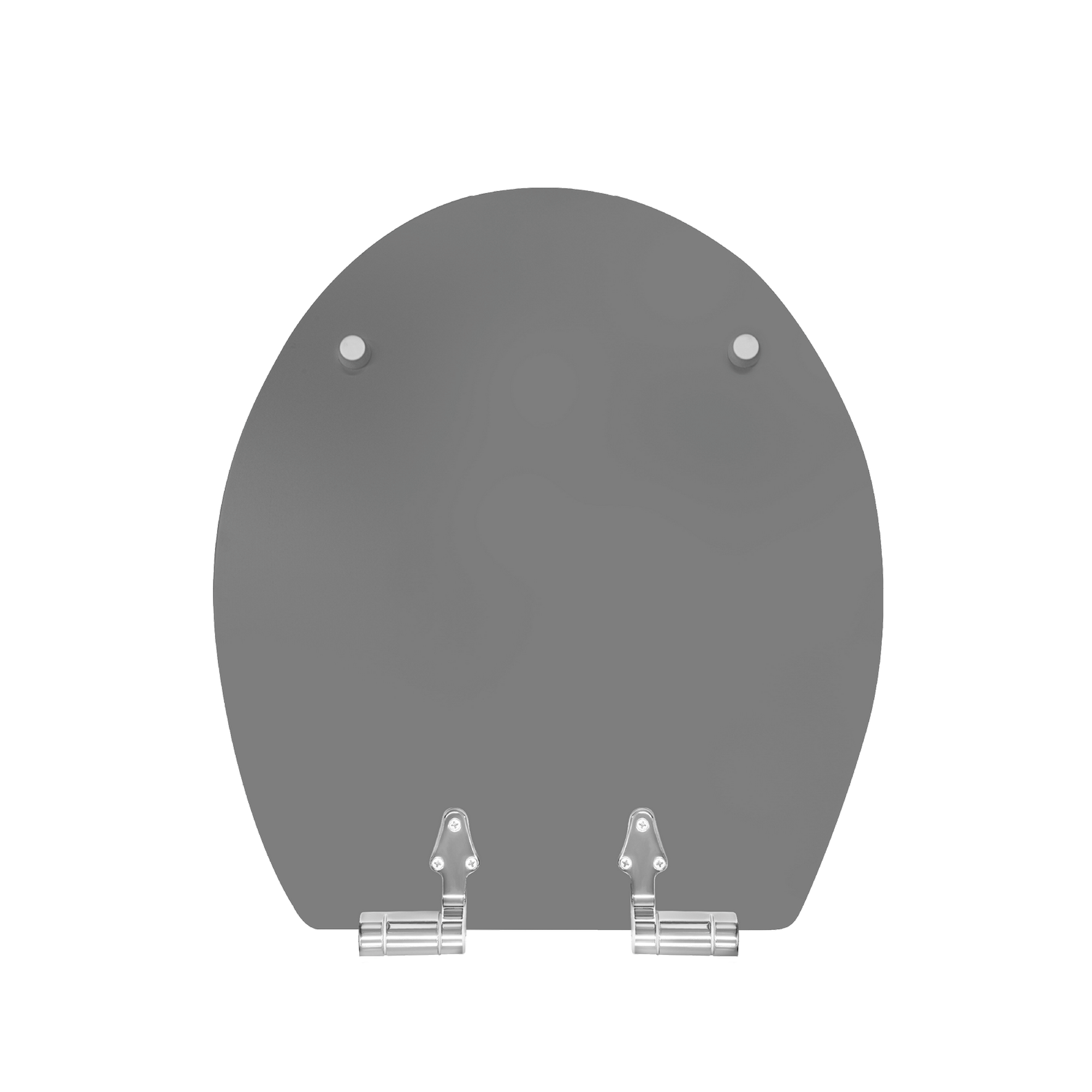 WC-Sitz 'Zement' mit Absenkautomatik betongrau Holzkern