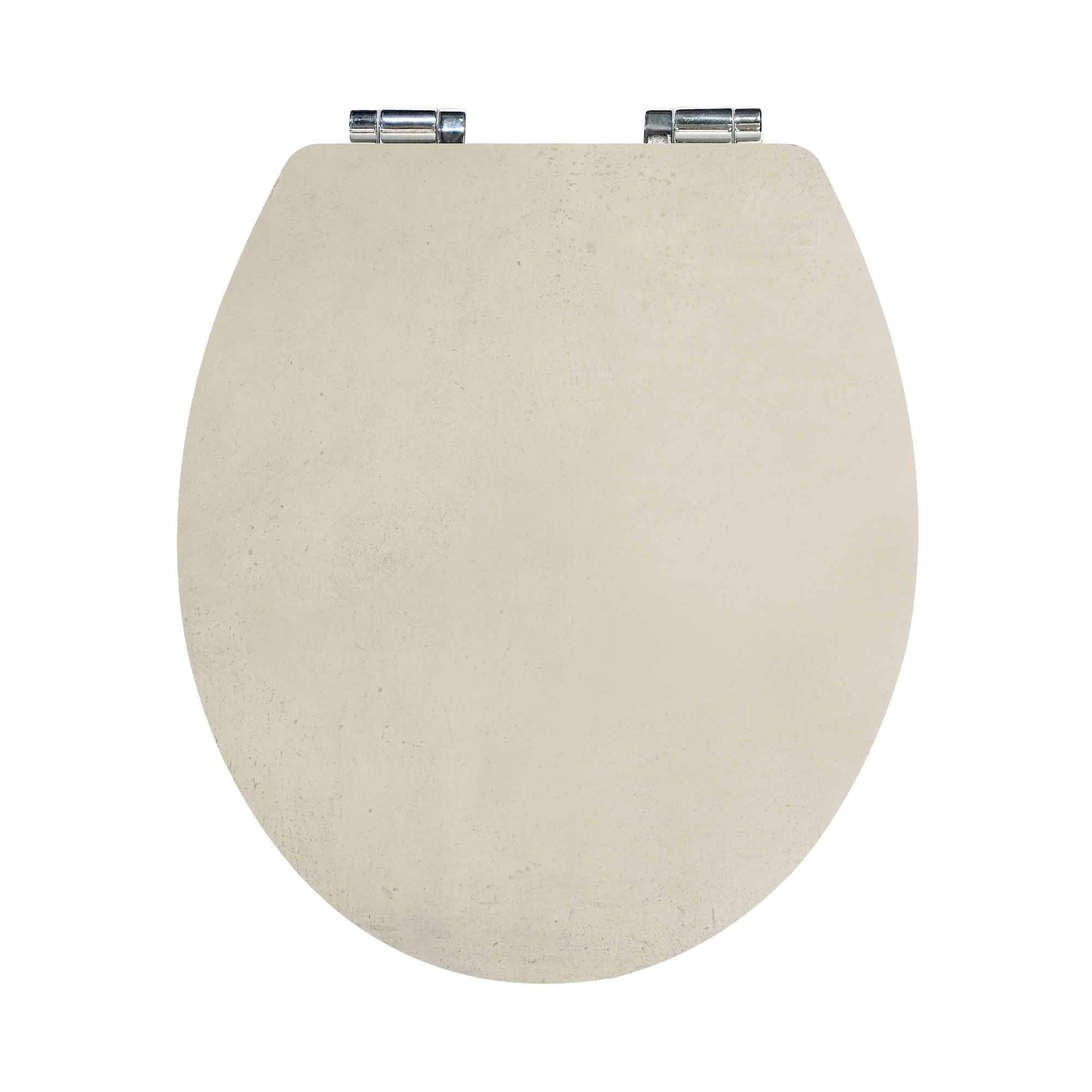 WC-Sitz 'Zement' mit Absenkautomatik betonbeige Holzkern