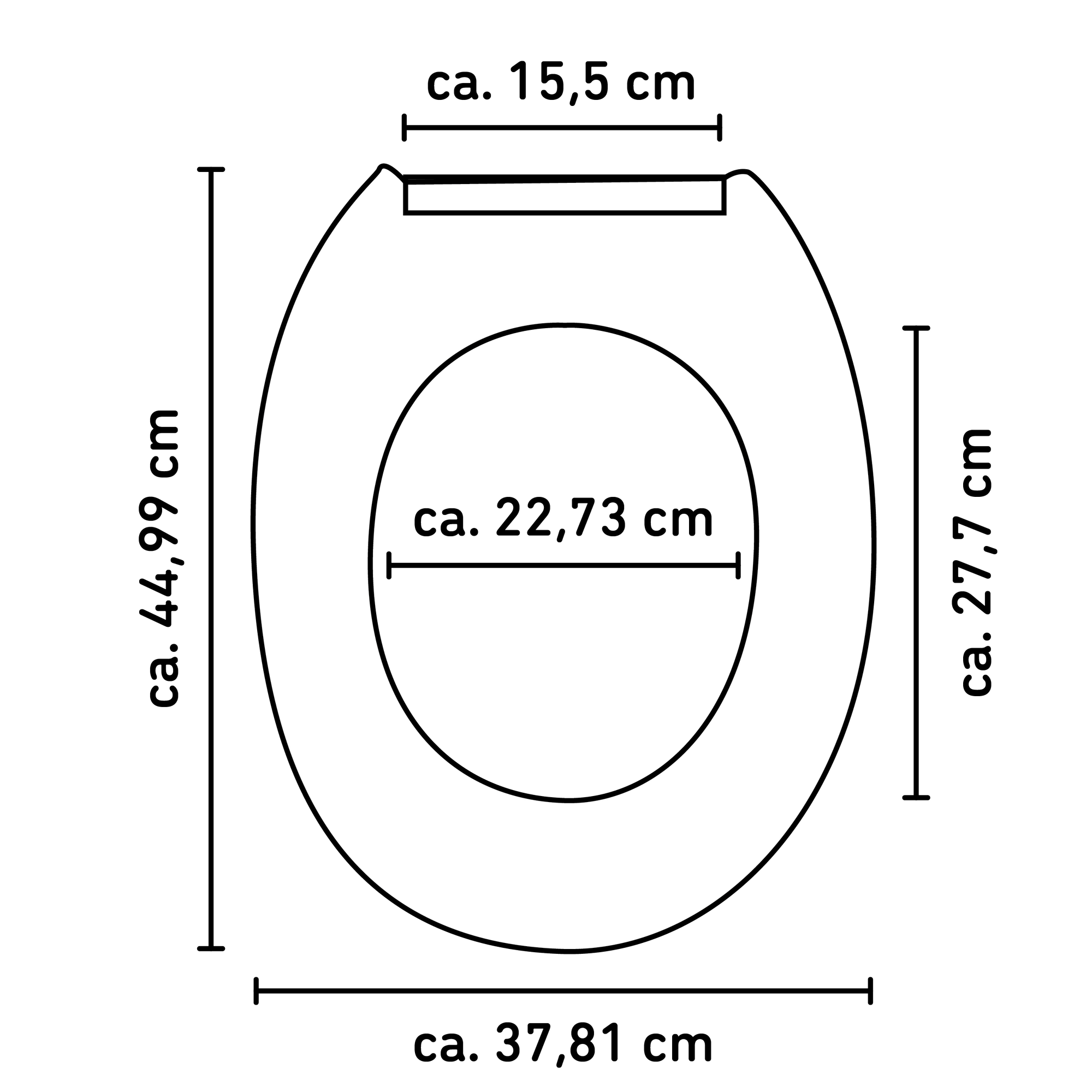 WC-Sitz 'Zement' mit Absenkautomatik betonbeige Holzkern