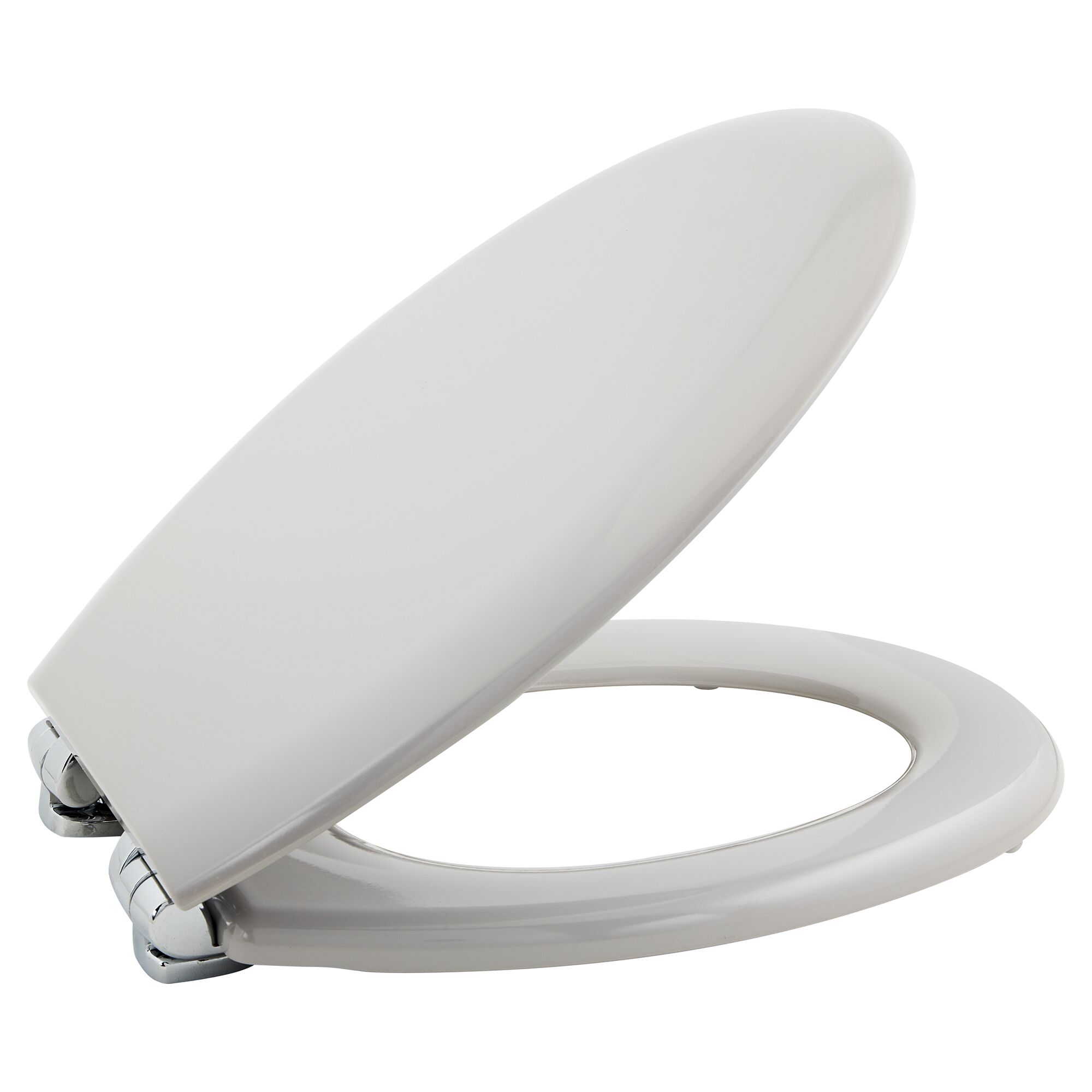 Geöffneter WC-Sitz New York in Grau