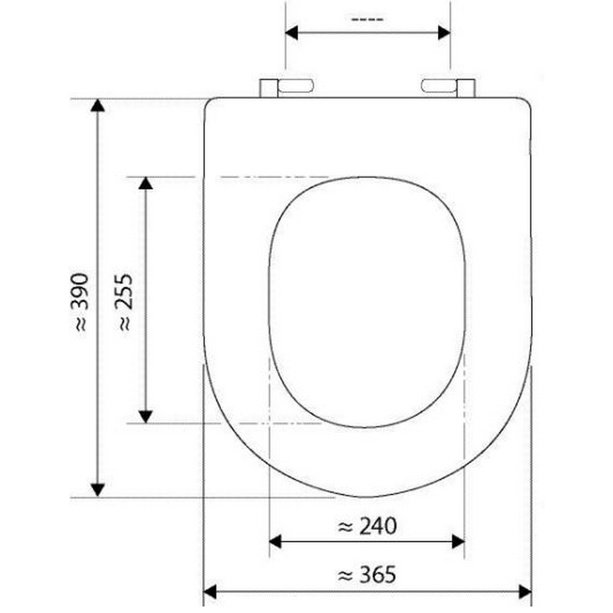 WC-Sitz 'Reflex' weiß Duroplast, mit Absenkautomatik + product picture