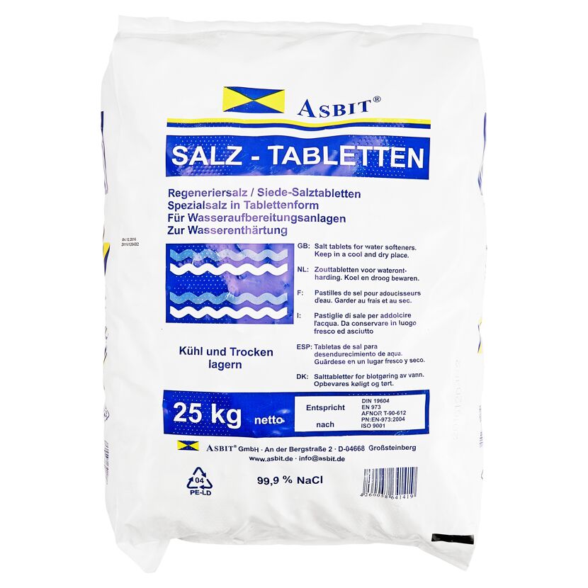 25 kg Sack ASBIT Salztabletten