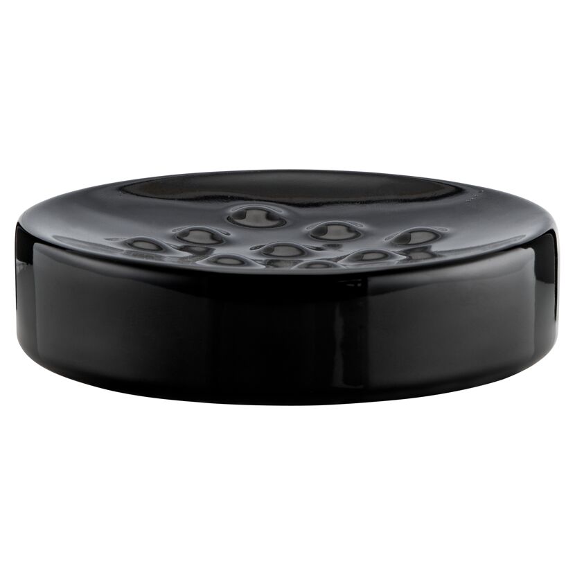 Schwarze Seifenschale Tube Black