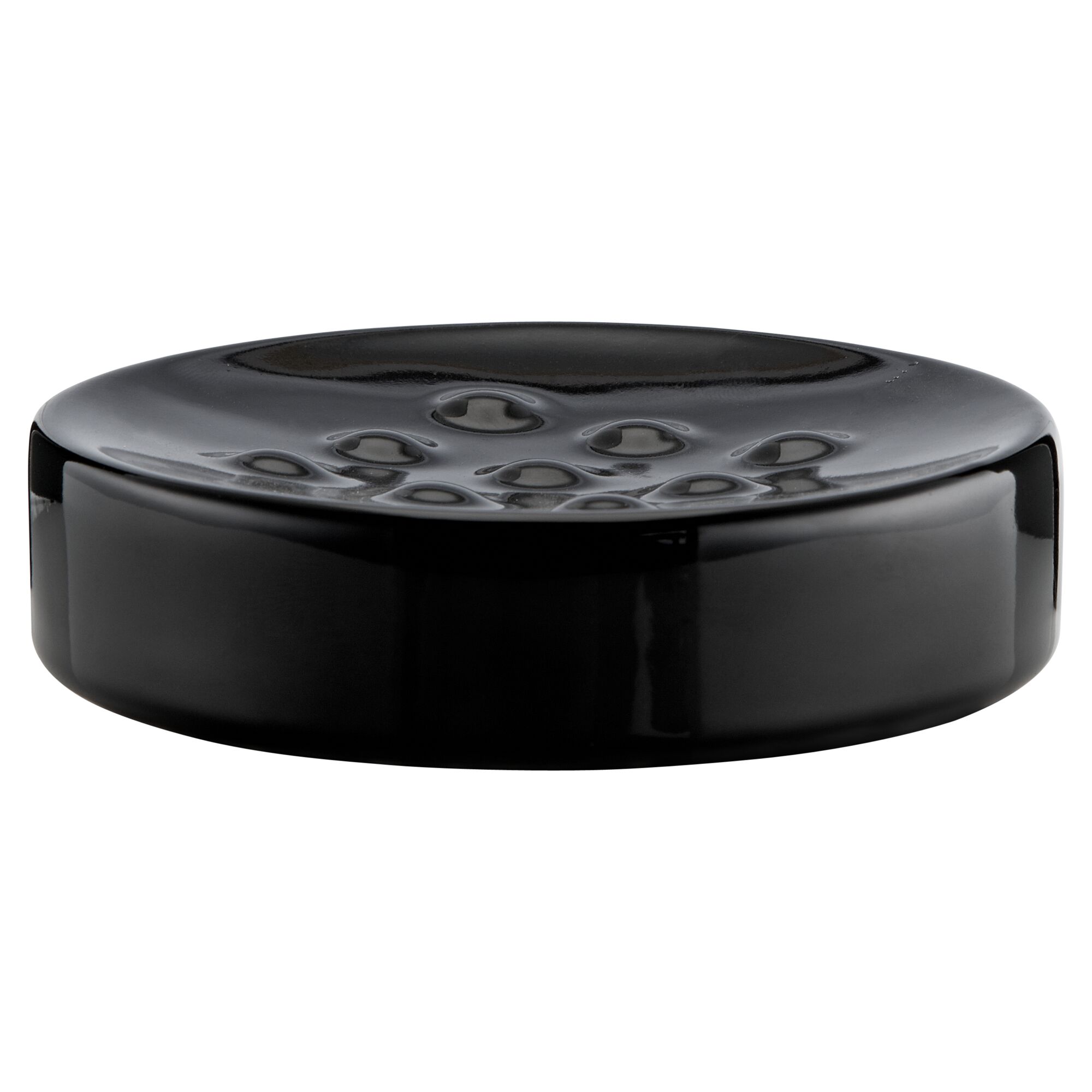 Schwarze Seifenschale Tube Black