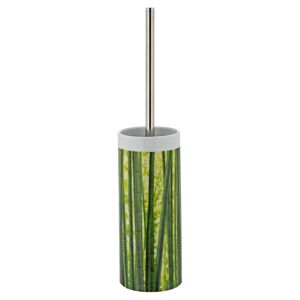 WC-Bürstengarnitur "Bambus" weiß-grün