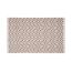 Beige Badematte mit geometrischem Muster
