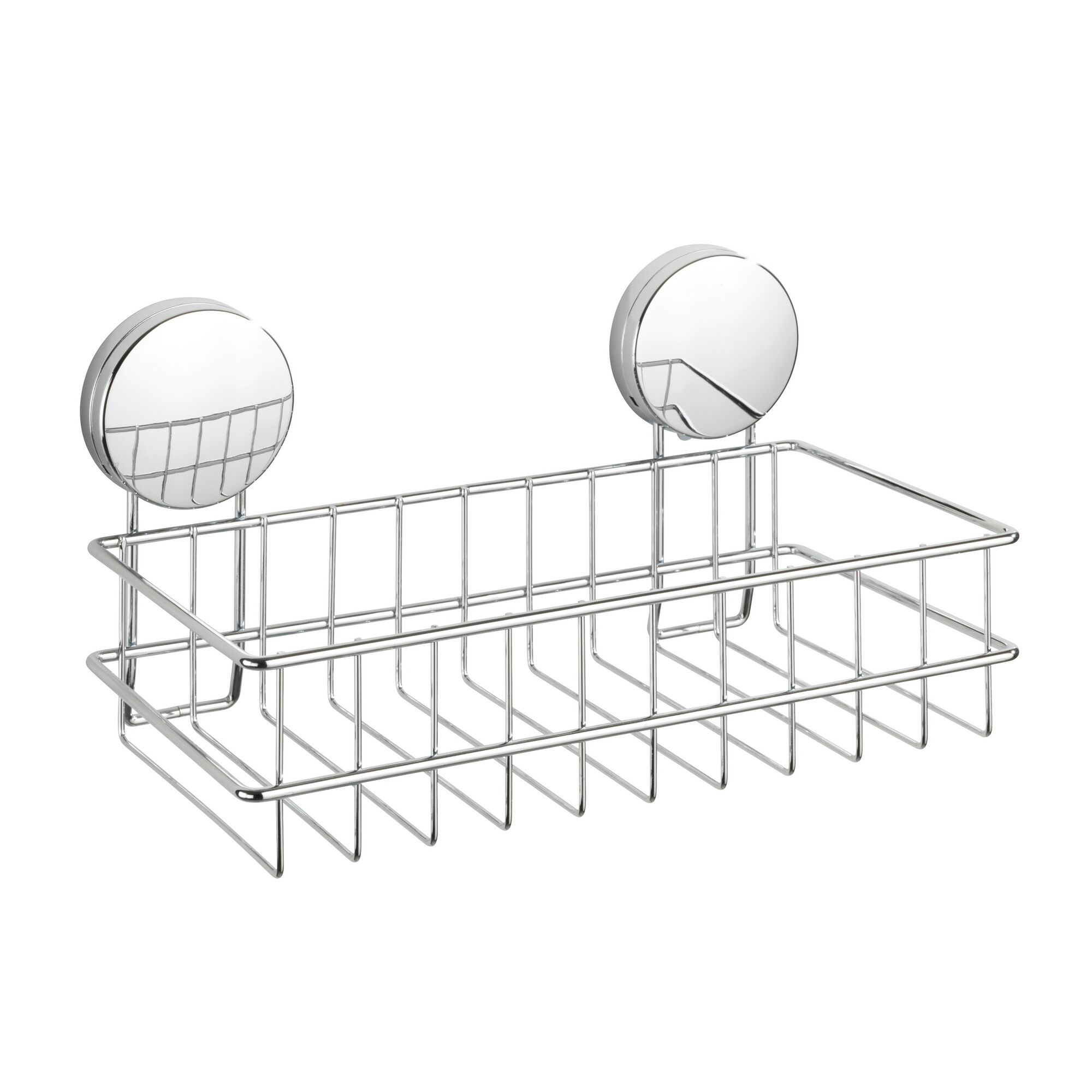 Metallkorb mit Saugnäpfen