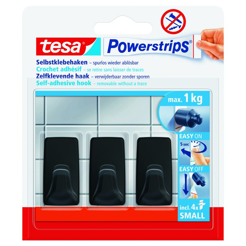 Tesa Powerstrips selbstklebende Haken