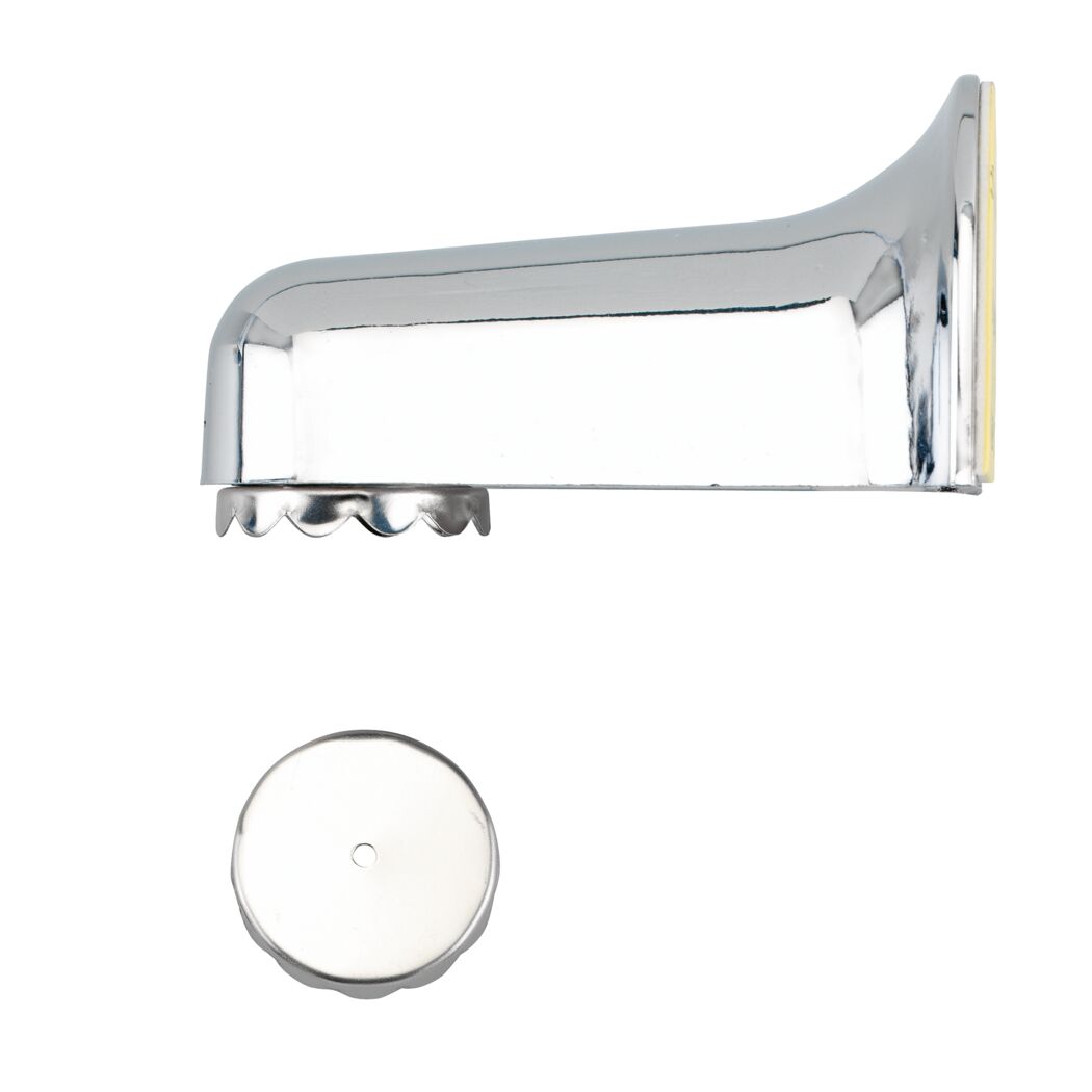 Chromfarbener Magnet-Seifenhalter mit Metallscheibe