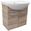 Waschbeckenunterschrank 'A-Vero' braun 63 x 64 x 35 cm