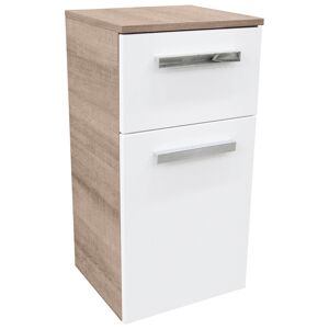 Hängeschrank 'A-Vero' braun, weiß 69 x 35 x 32 cm