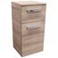 Hängeschrank A-VERO US 1T/1Sch   35x69x32 Eiche/weiß