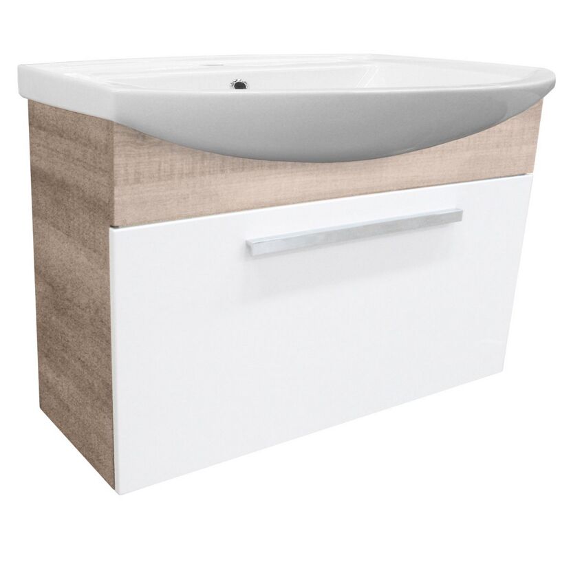 Waschbeckenunterschrank mit Waschbecken und Unterschrank
