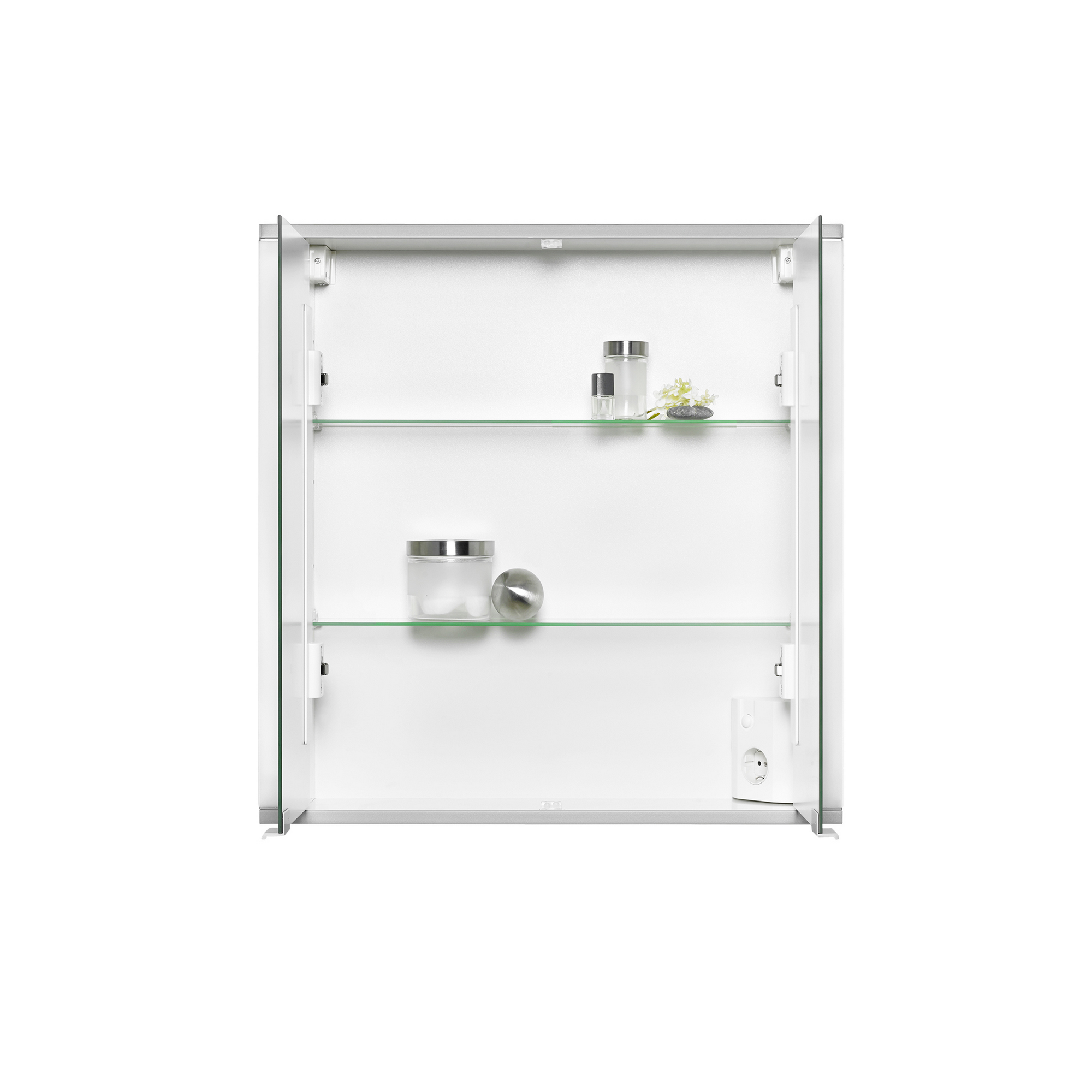 LED-Spiegelschrank 'Marno' weiß 65 x 66 x 15 cm + product picture