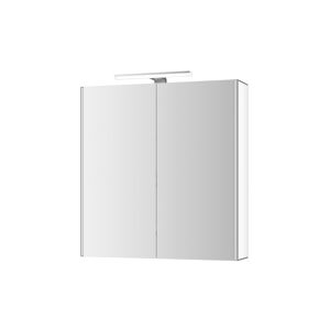 Spiegelschrank 'Alu' weiß 65,5 x 15,3 x 68 cm