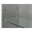 Glasregal im Spiegelschrank