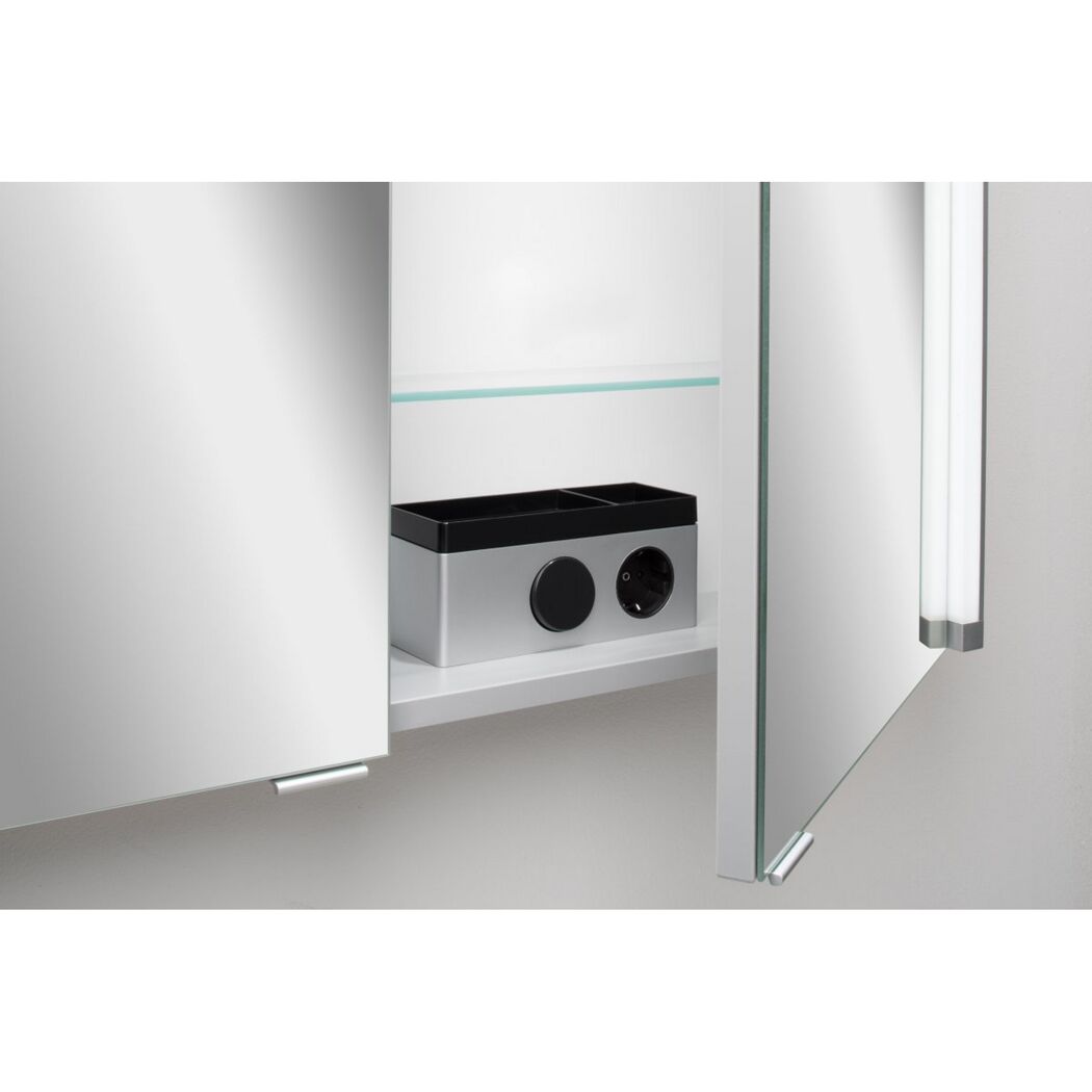 B.CLEVER Spiegelschrank mit Steckdose
